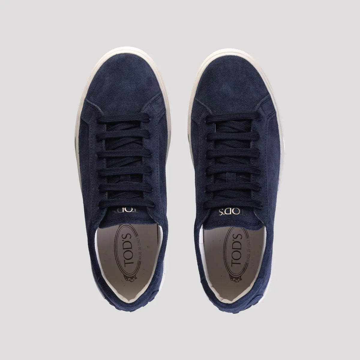 TOD'S BLUE SUEDE SNEAKERS