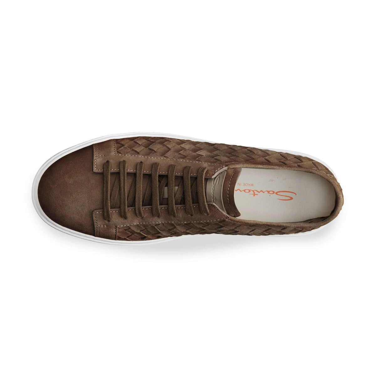 WOVEN SETA SUEDE SNEAKER