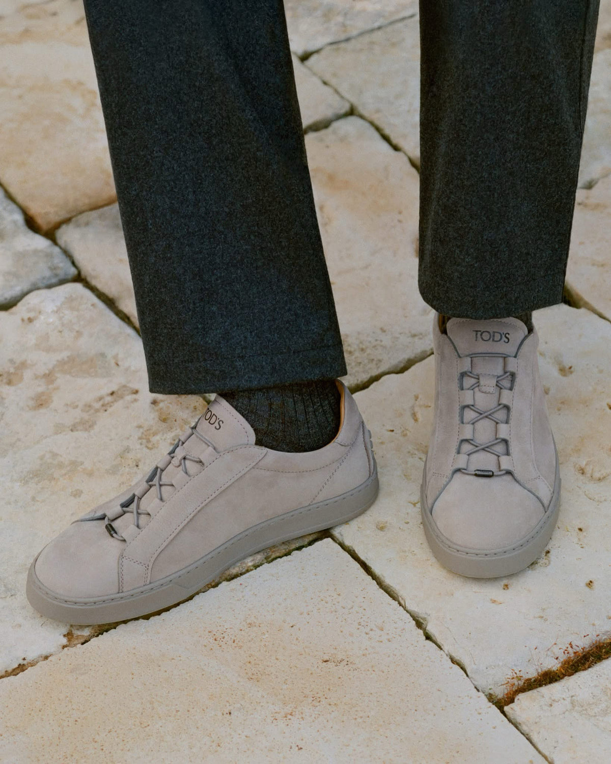TOD'S ELASTICO TAUPE