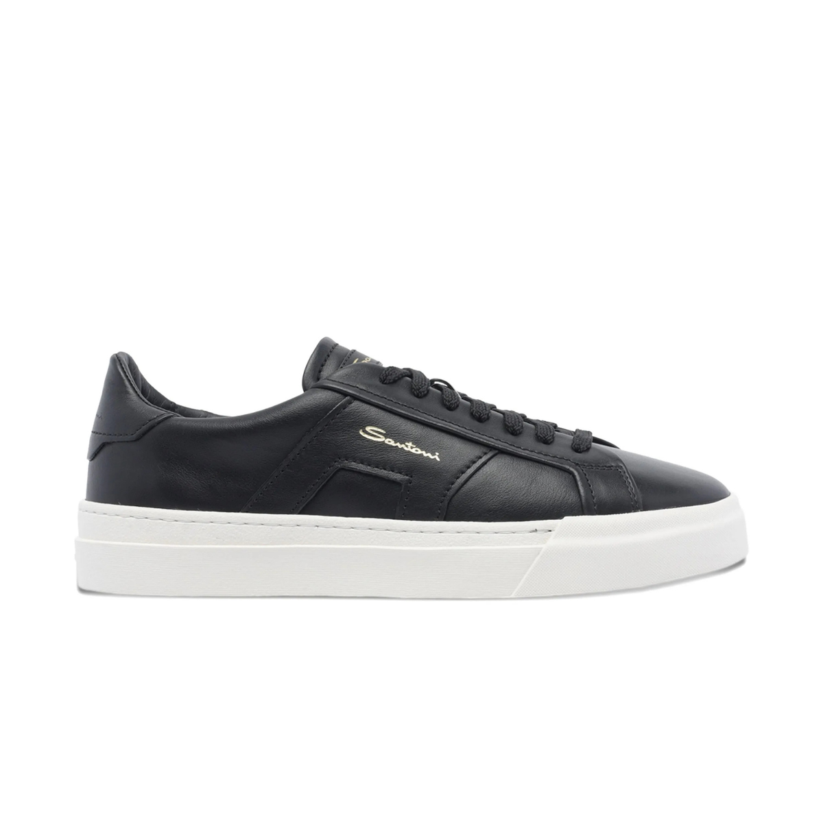 DOUBLE BUCKLE BLACK SNEAKER