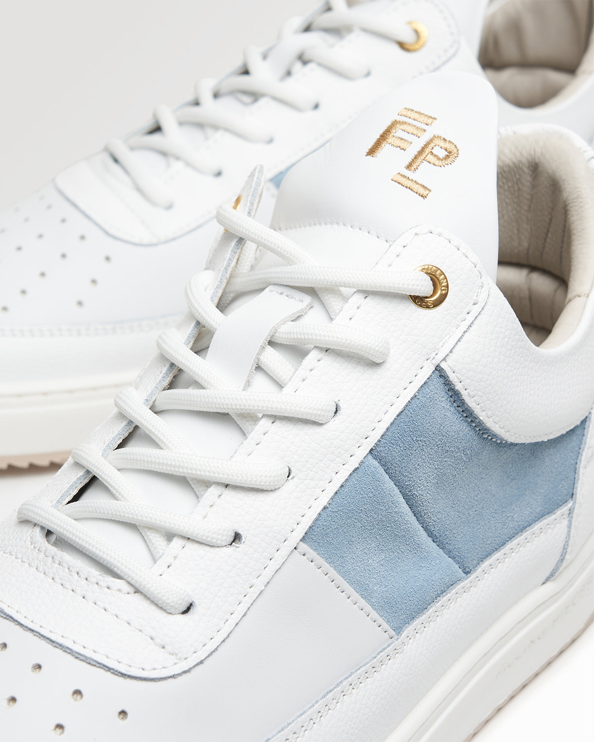 LOW TOP GAME MIX WHITE/BLUE