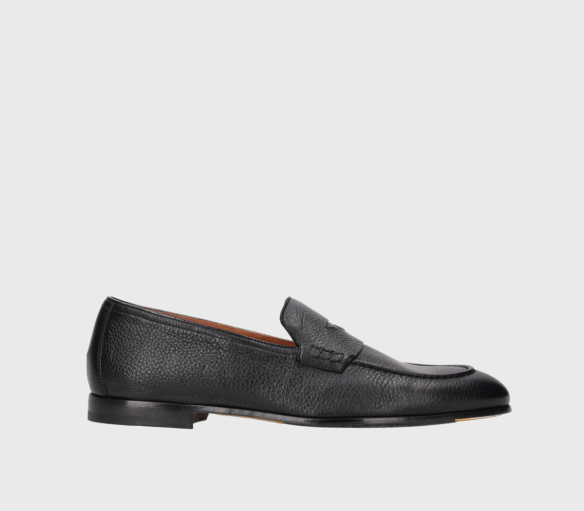 PENNY BLACK LOAFER TUMBLED LEATHER