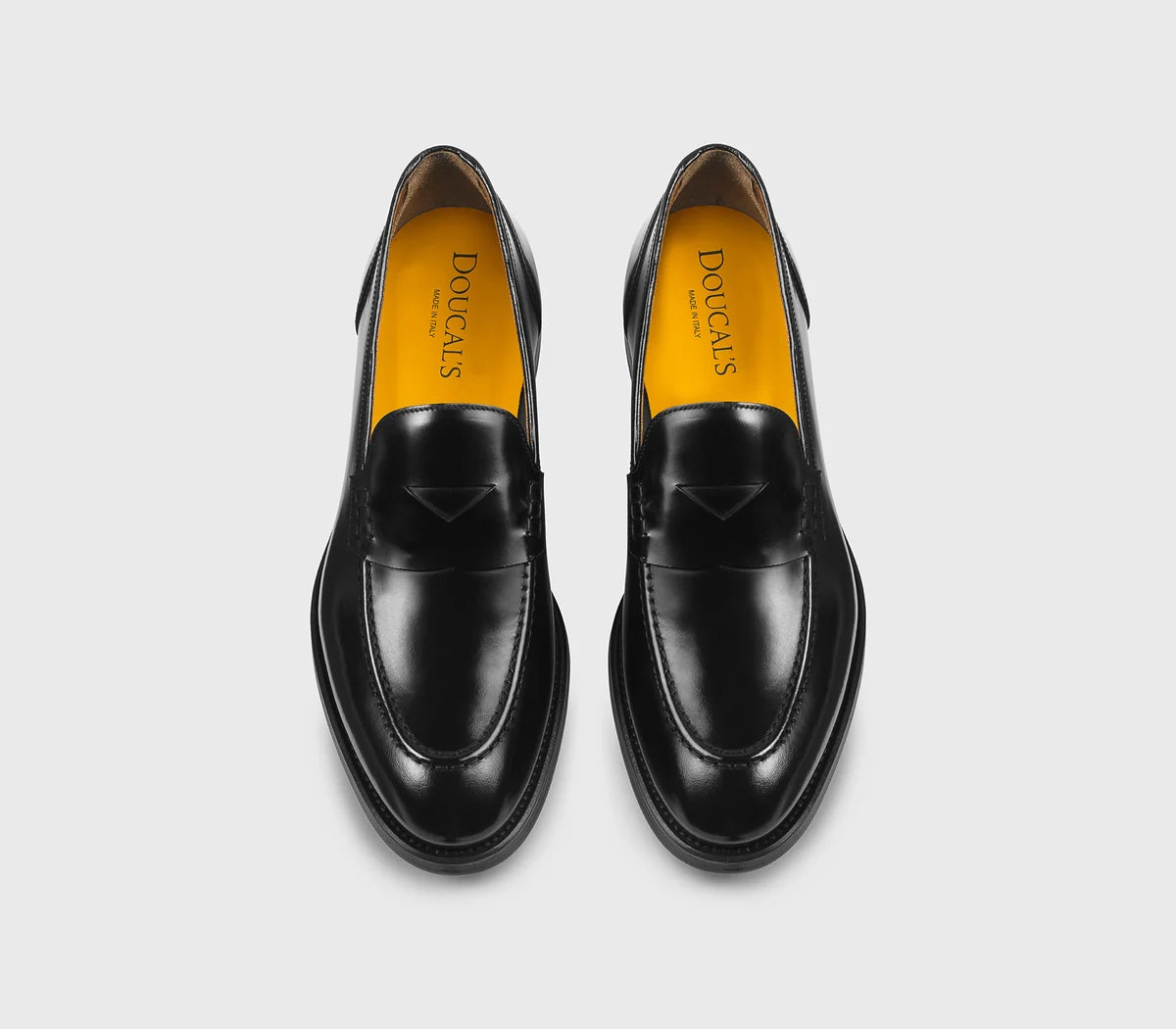 BLACK LEATHER LOAFER