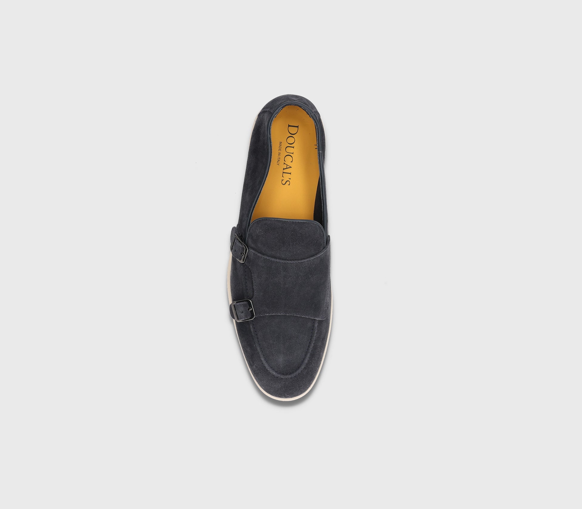 DOUBLE BUCKLE SUEDE LOAFER