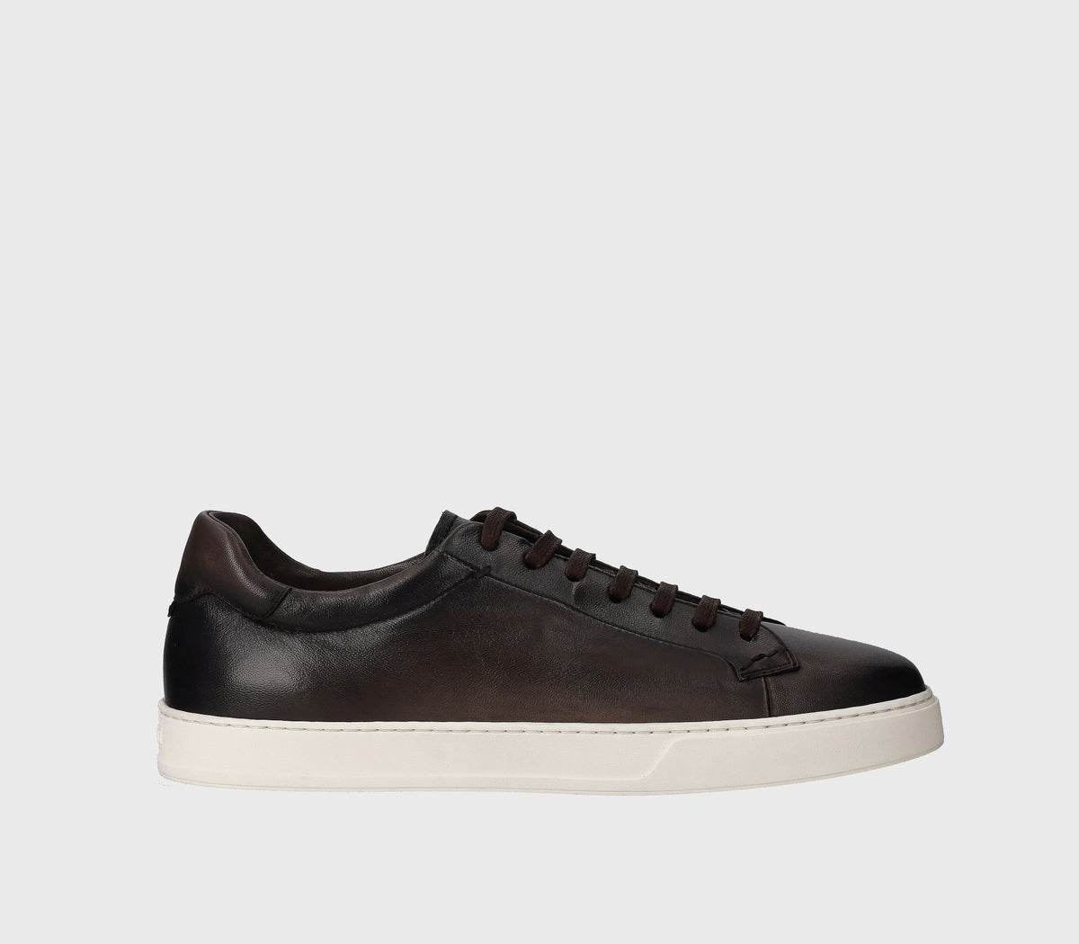 BURGUNDY DEER LEATHER SNEAKER