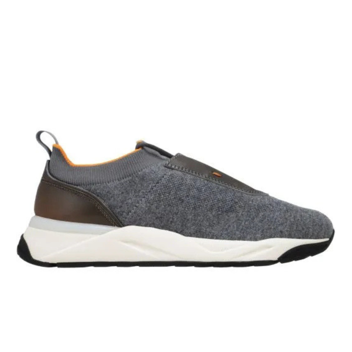 GREY CASHMERE KNIT SNEAKER