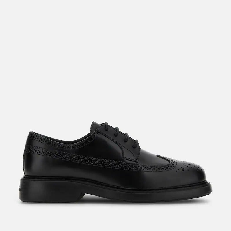 H704 LACE-UPS BLACK
