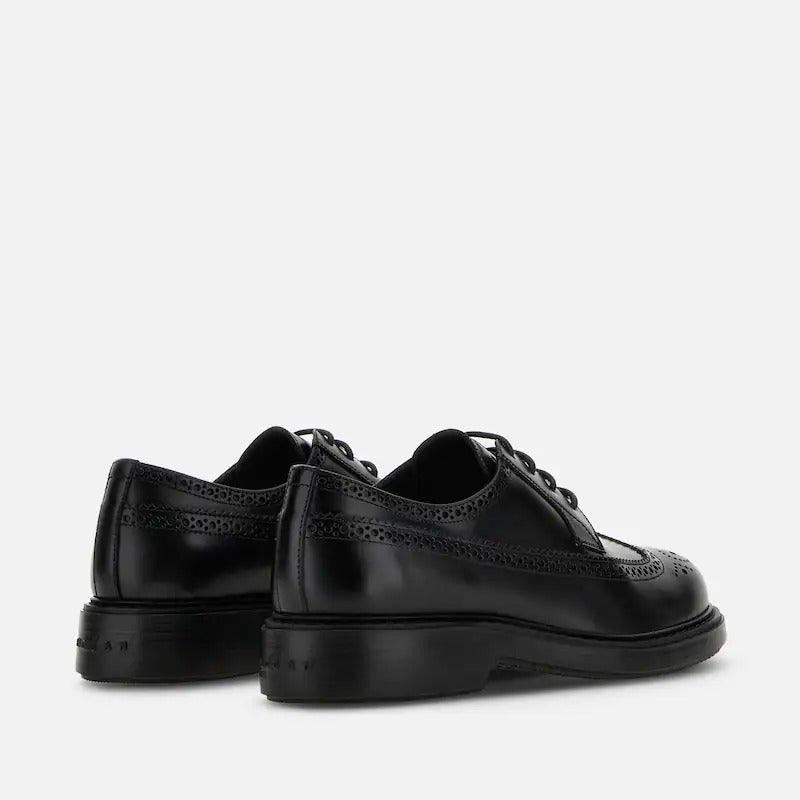 H704 LACE-UPS BLACK