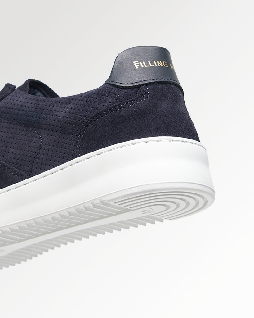 MONDO SUEDE PERFORATED NAVY