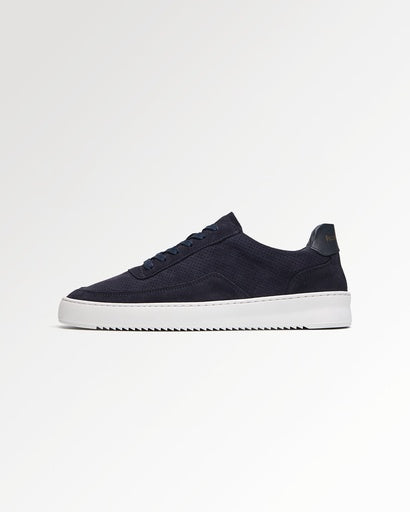 MONDO SUEDE PERFORATED NAVY