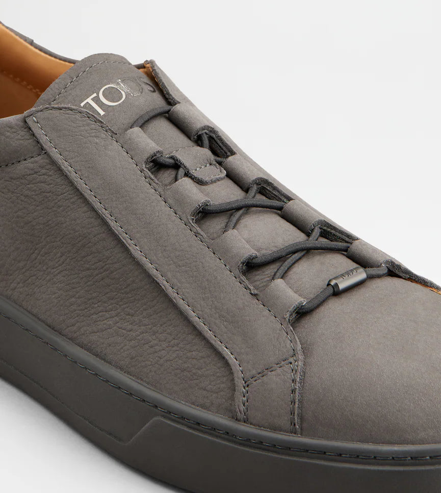 TOD'S ELASTICO NUBUCK ALL GREY