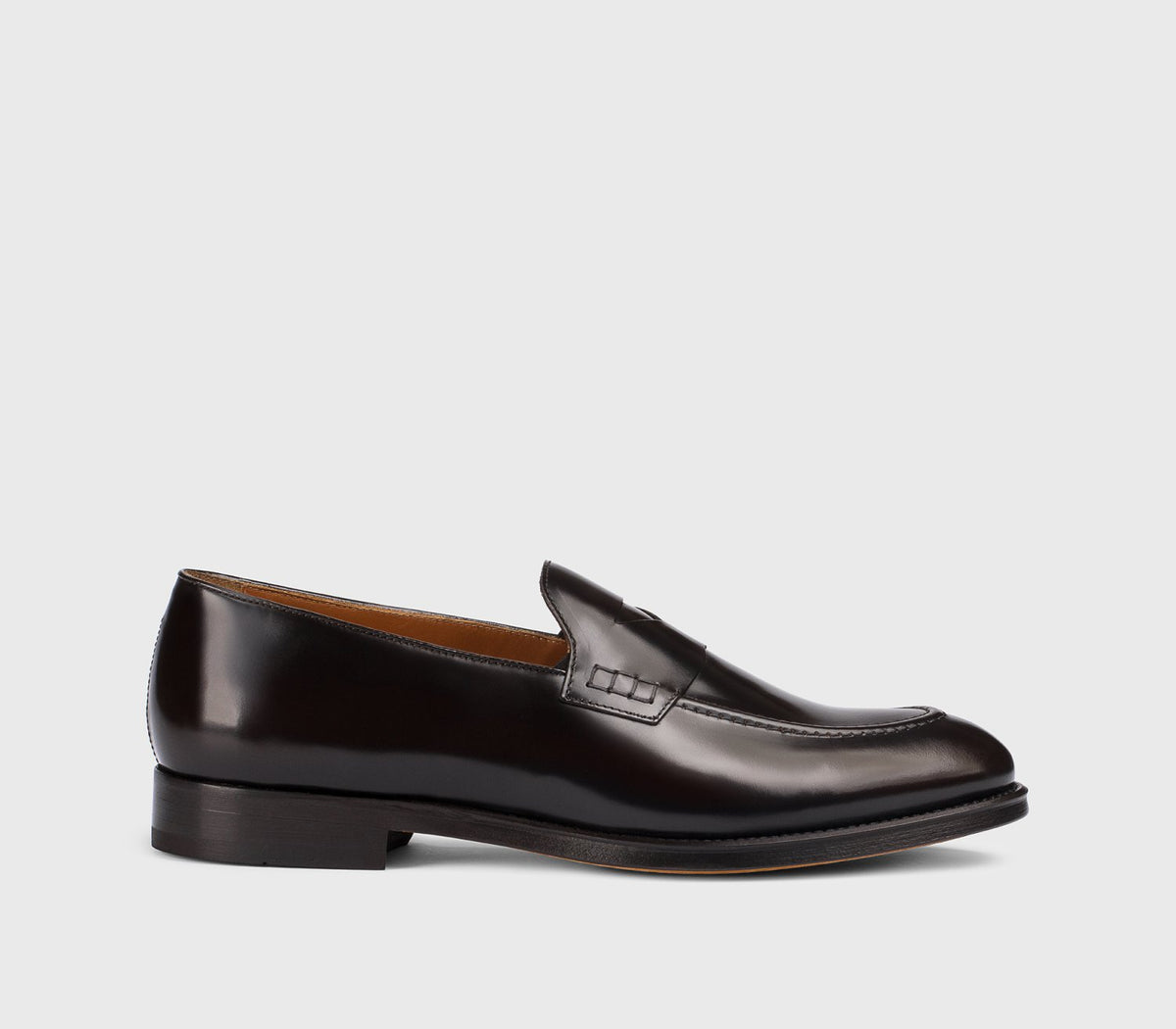 BROWN LEATHER LOAFER