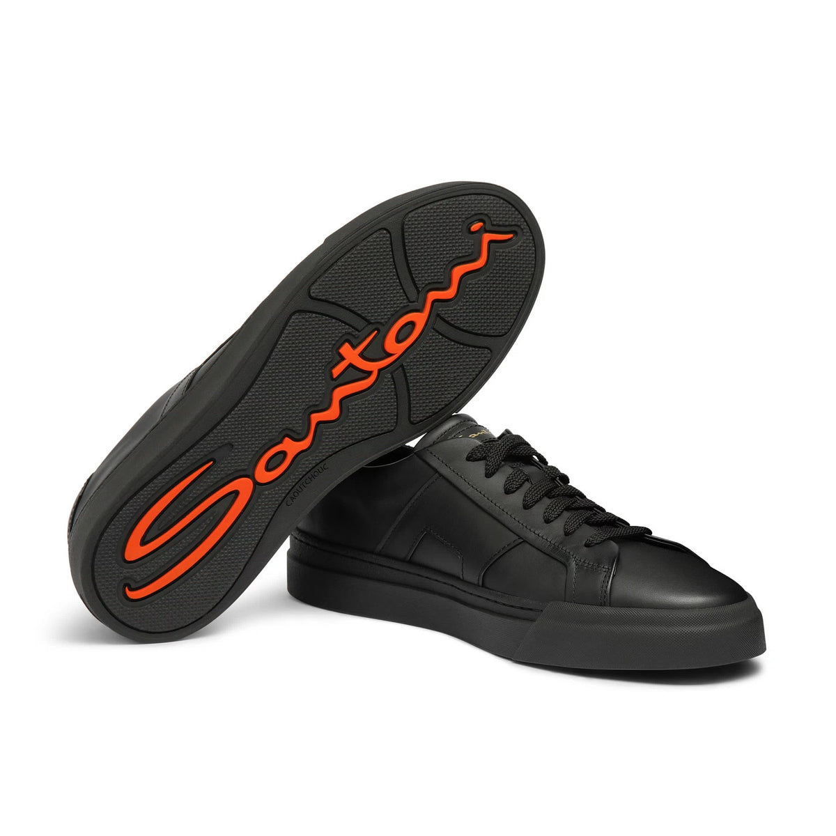 DOUBLE BUCKLE ALL BLACK SNEAKER