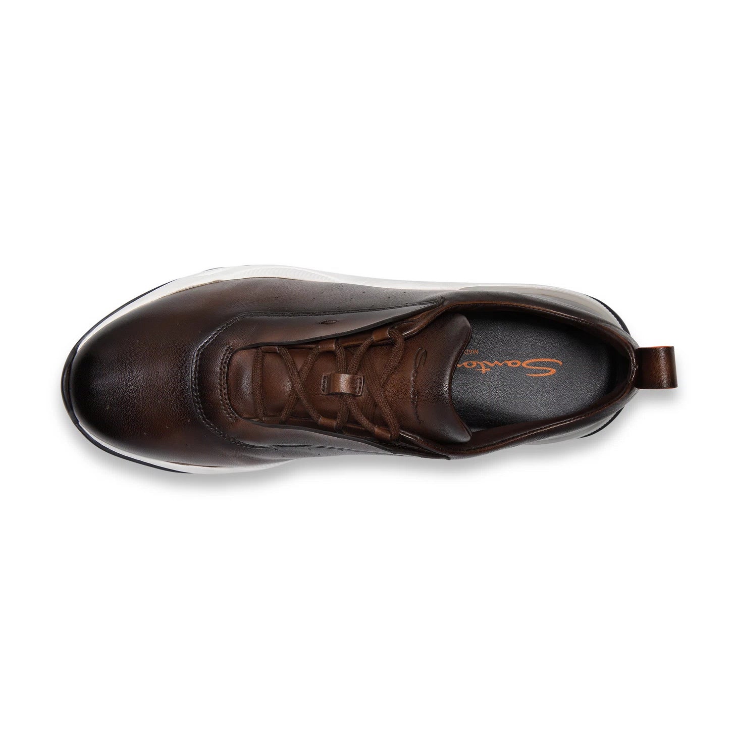 DARK BROWN DEER LEATHER SNEAKER