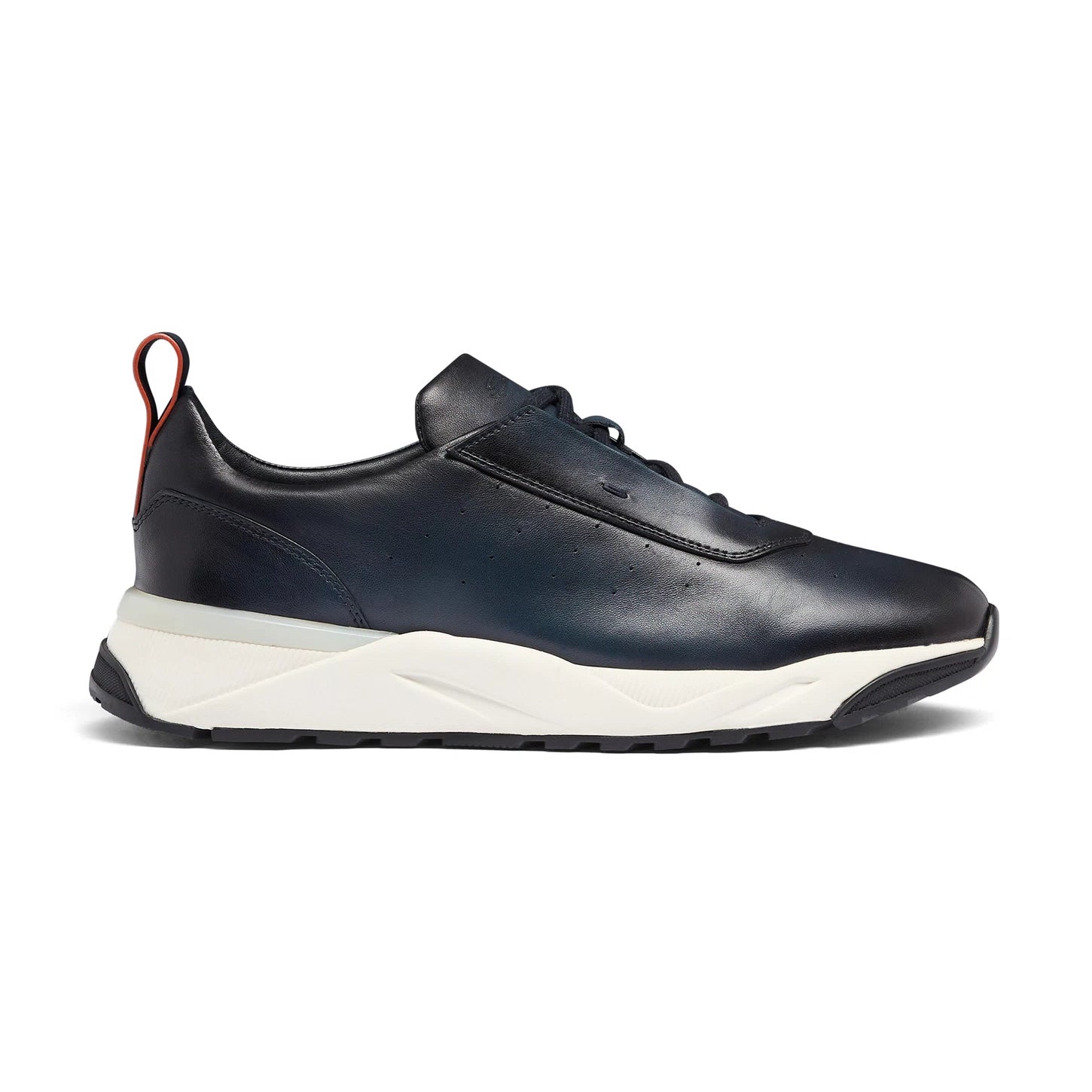 DARK BLUE DEER LEATHER SNEAKER