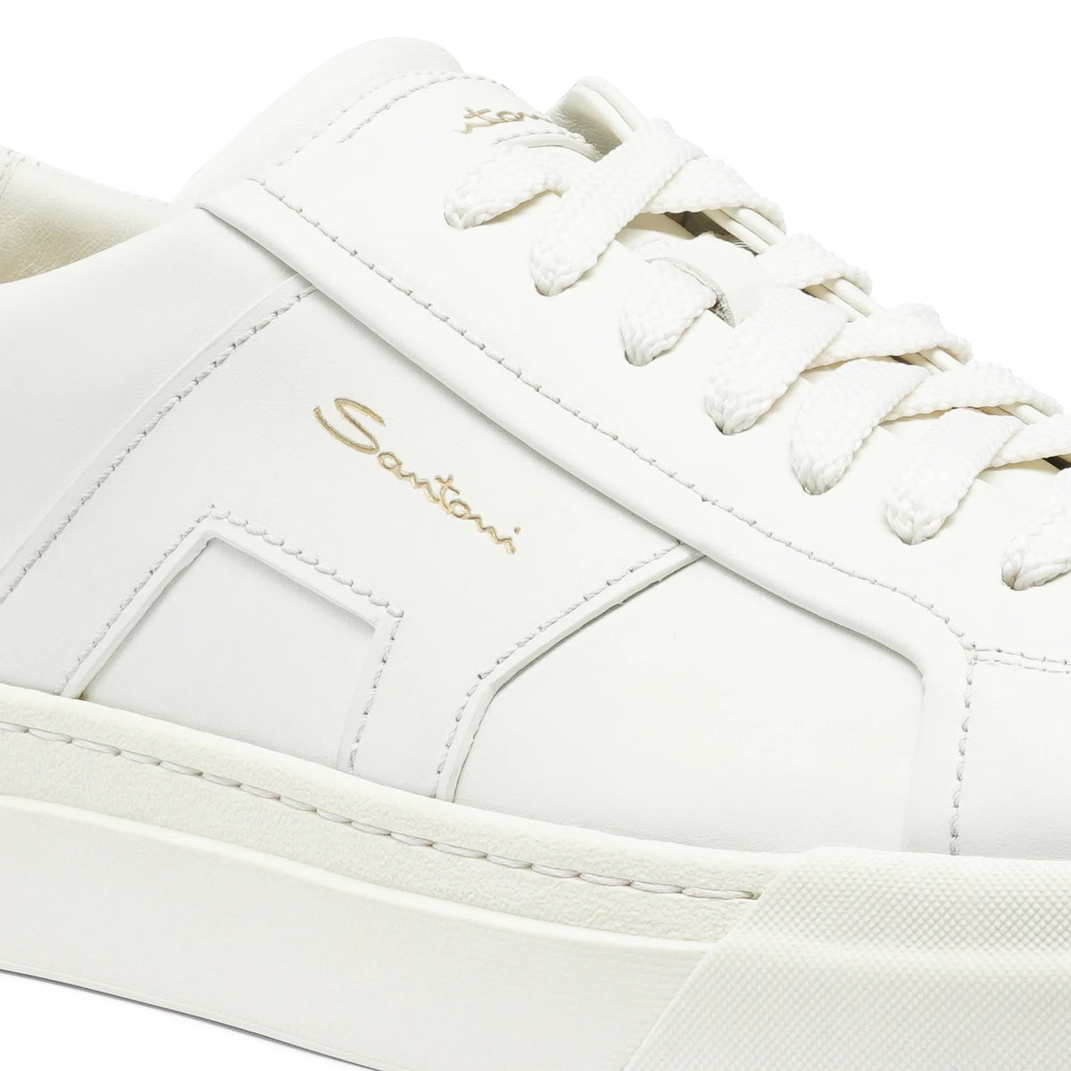 DOUBLE BUCKLE WHITE SNEAKER