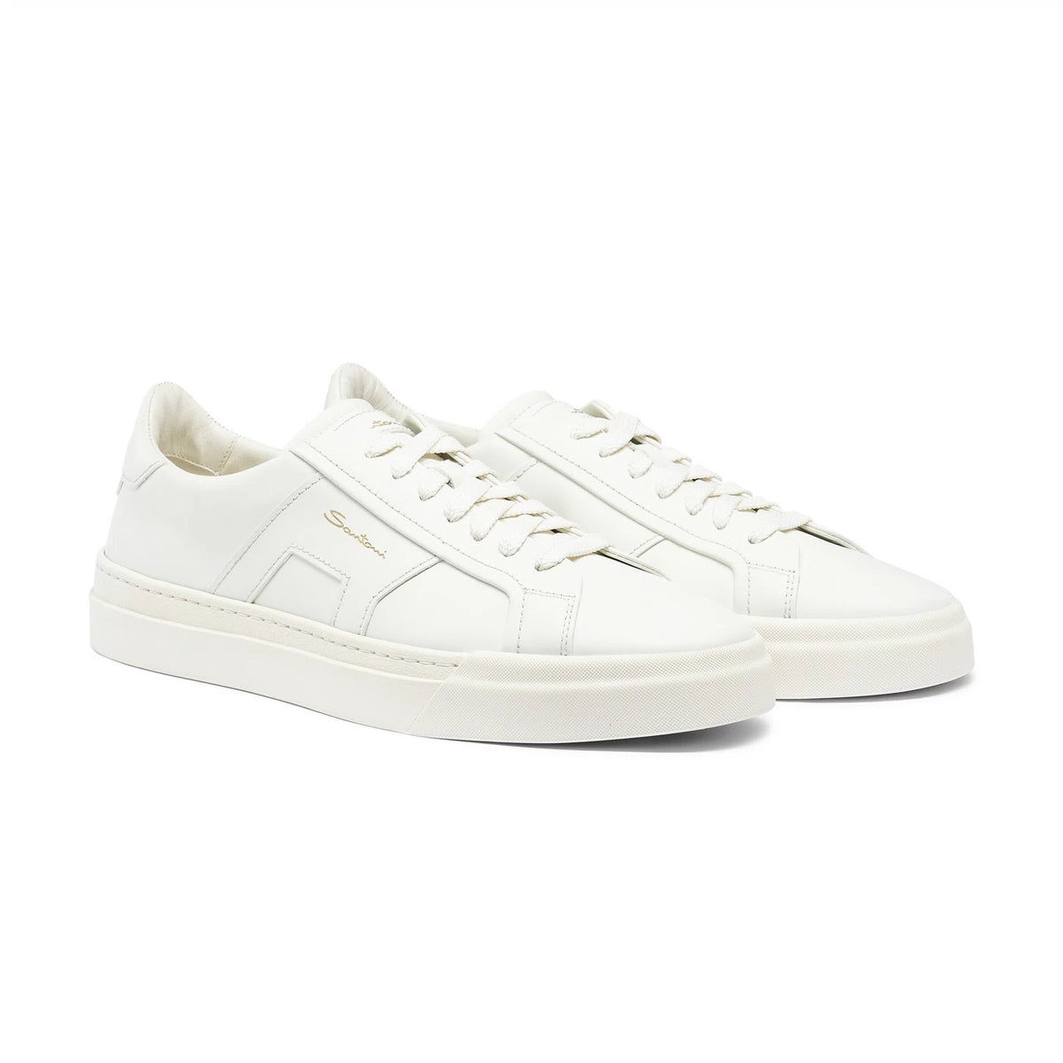 DOUBLE BUCKLE WHITE SNEAKER