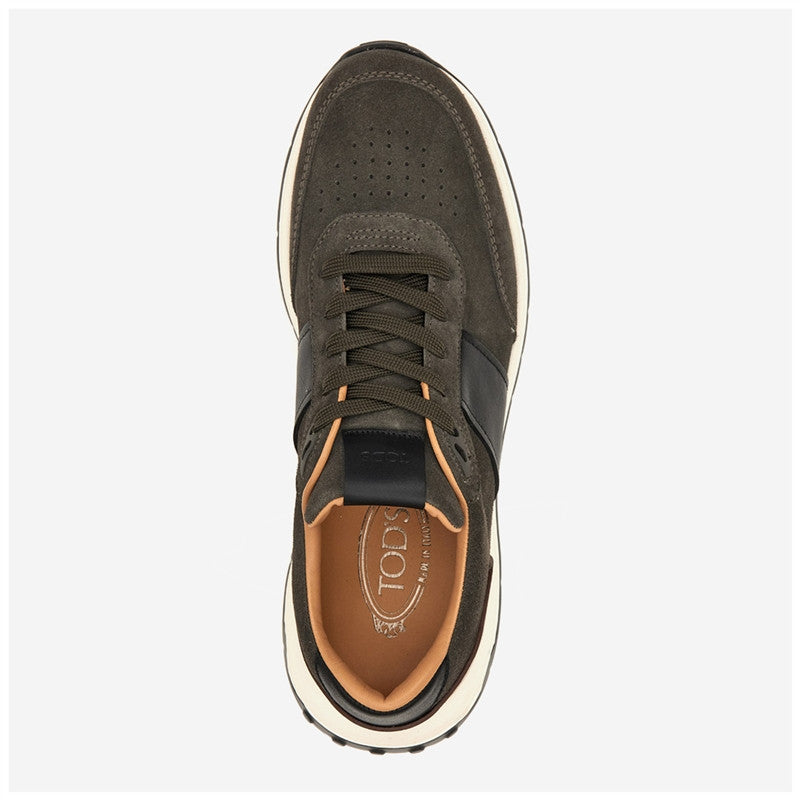 GREEN SUEDE SNEAKERS