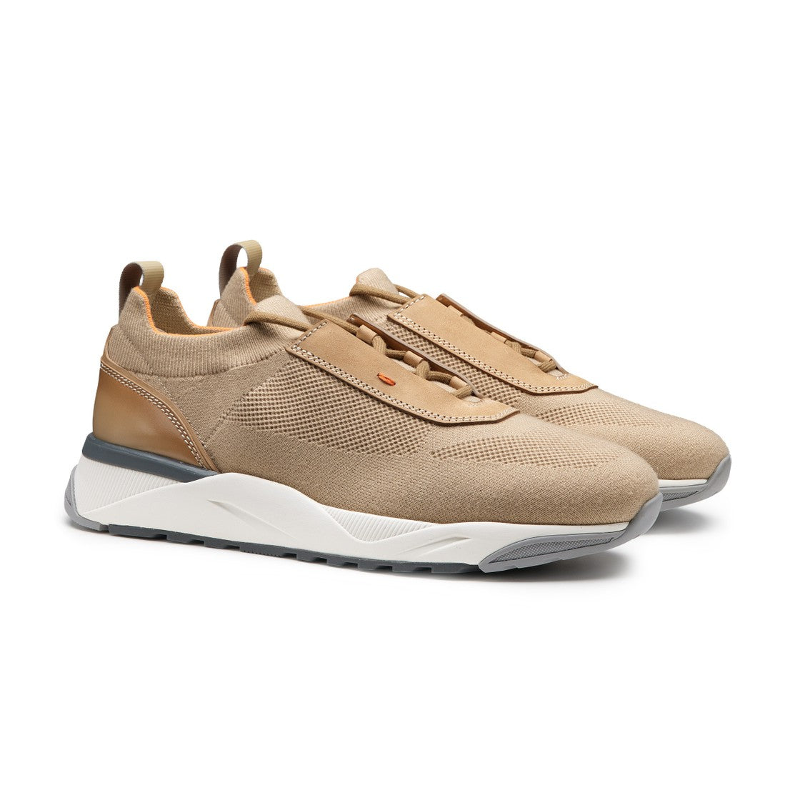 KNIT BEIGE SNEAKER