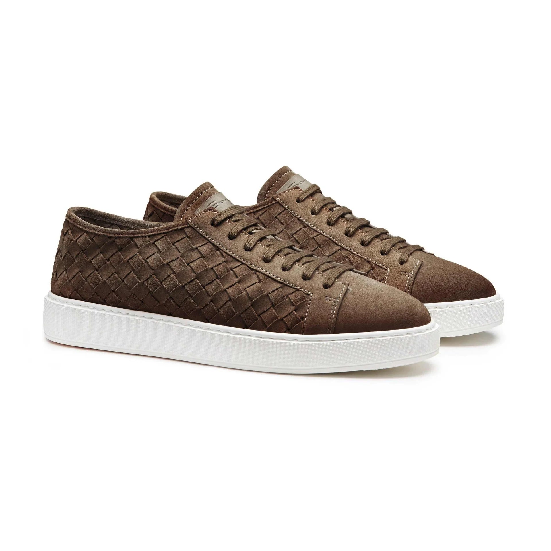 WOVEN SETA SUEDE SNEAKER