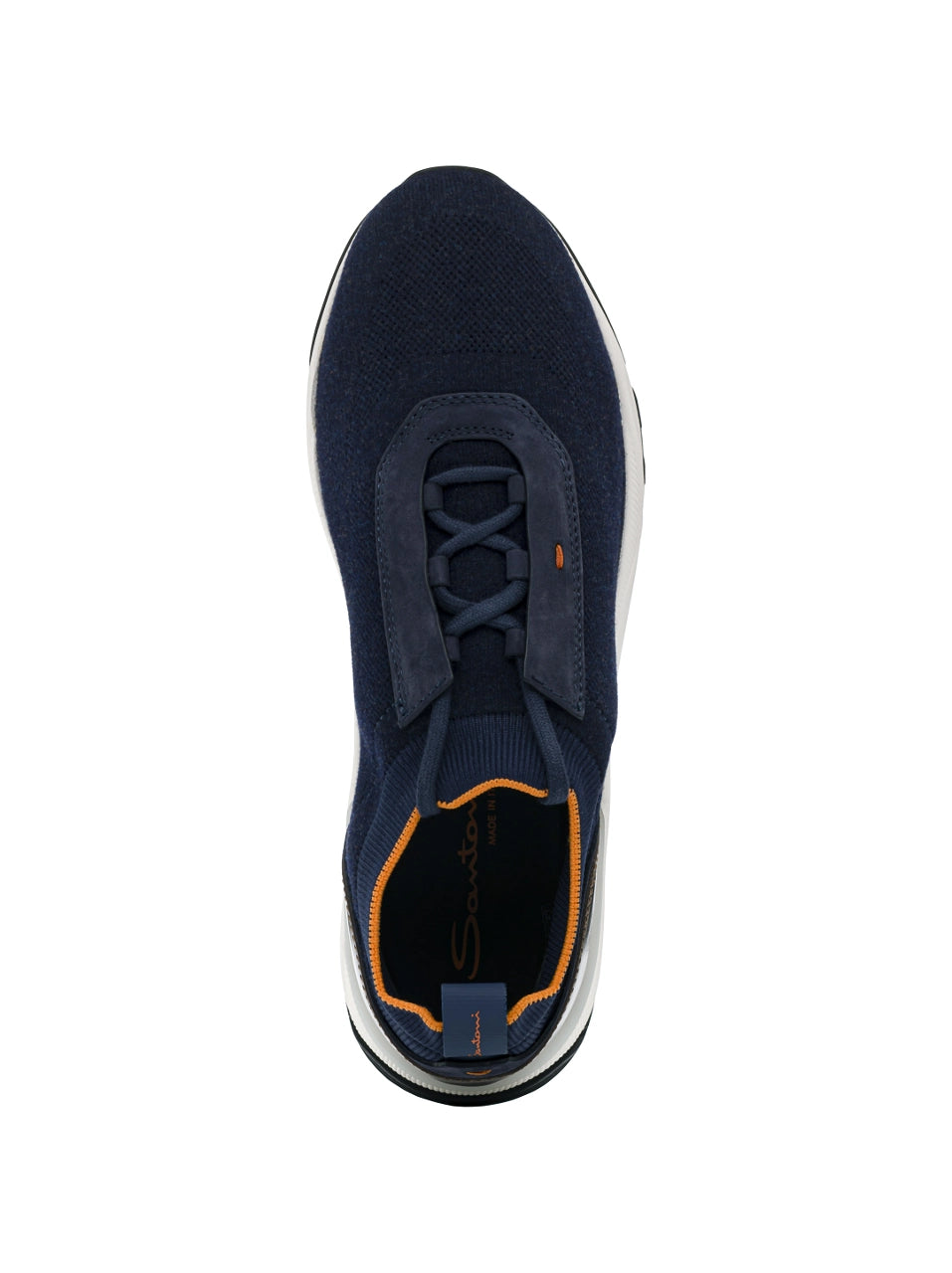 BLUE CASHMERE KNIT SNEAKER