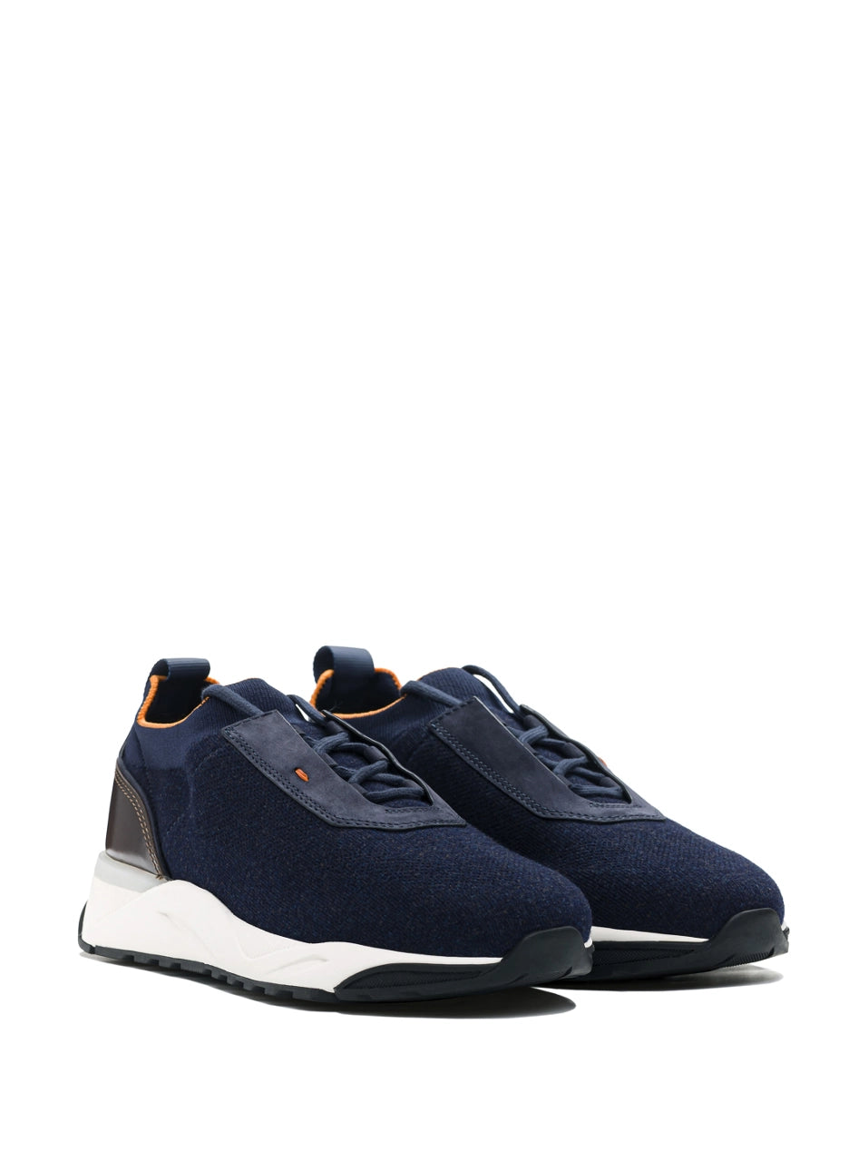 BLUE CASHMERE KNIT SNEAKER
