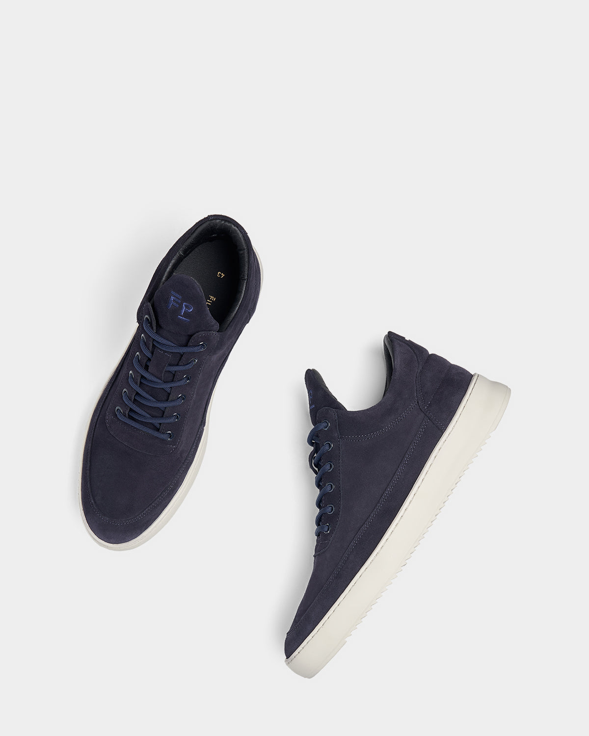 LOW TOP SUEDE ORGANIC NAVY