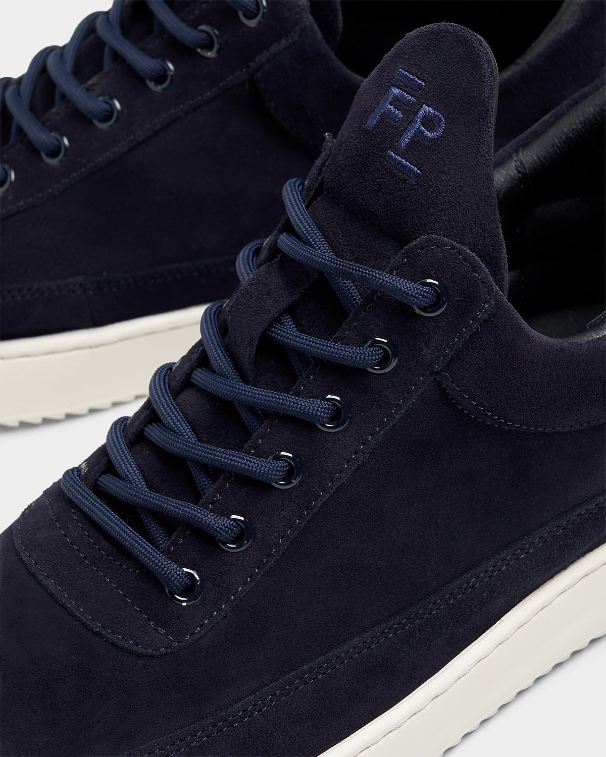 LOW TOP SUEDE ORGANIC NAVY