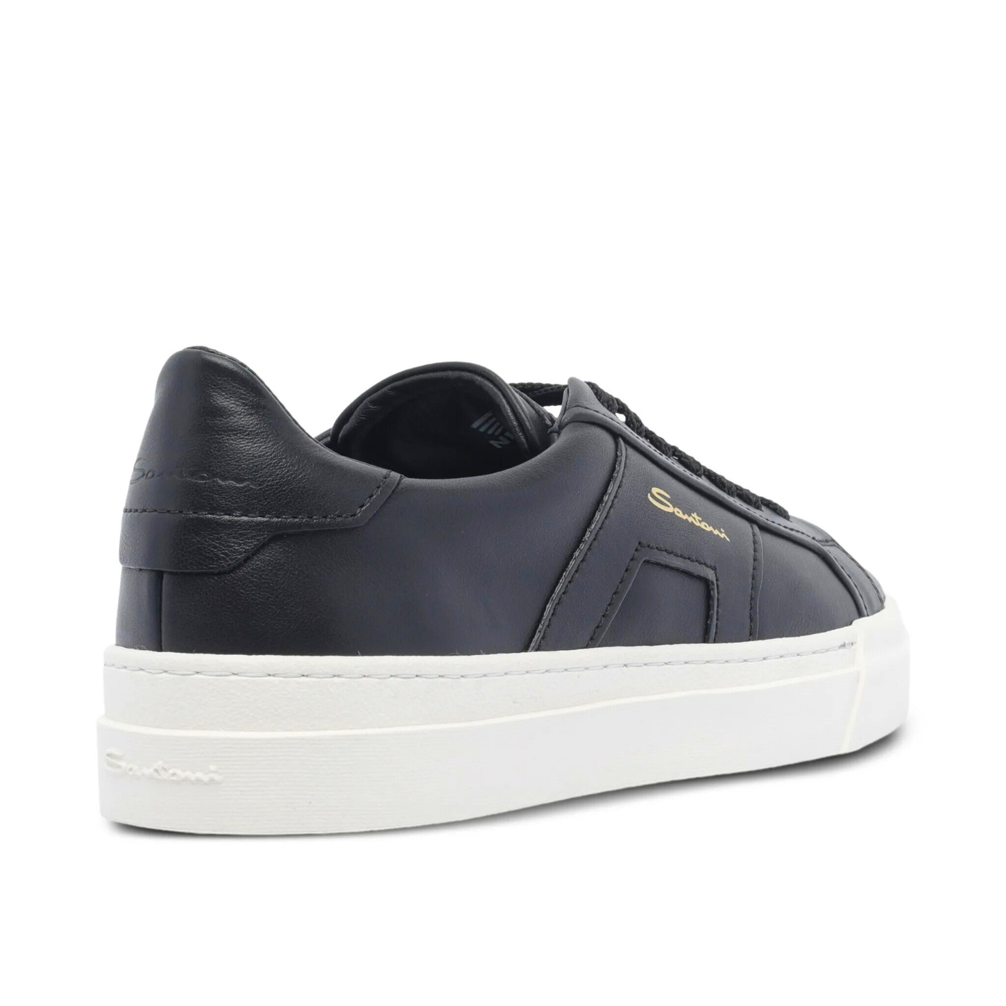 DOUBLE BUCKLE BLACK SNEAKER