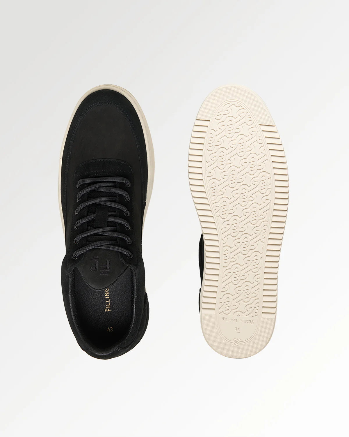 LOW TOP SUEDE GRAIN BLACK