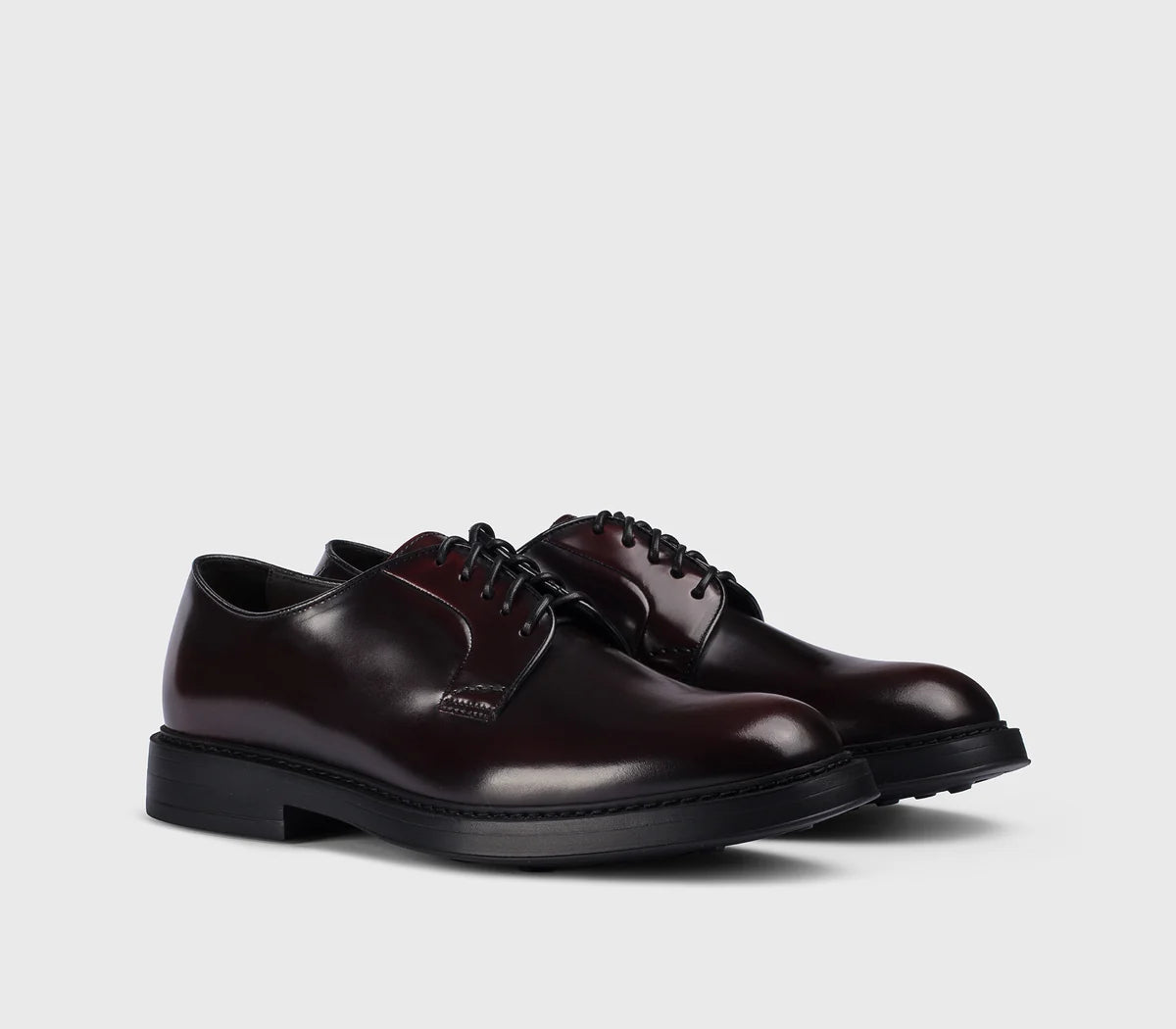 BARBERA BURGUNFY LACE-UPS