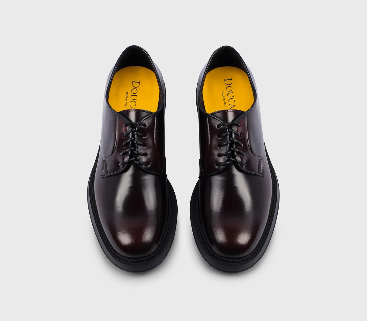 BARBERA BURGUNFY LACE-UPS