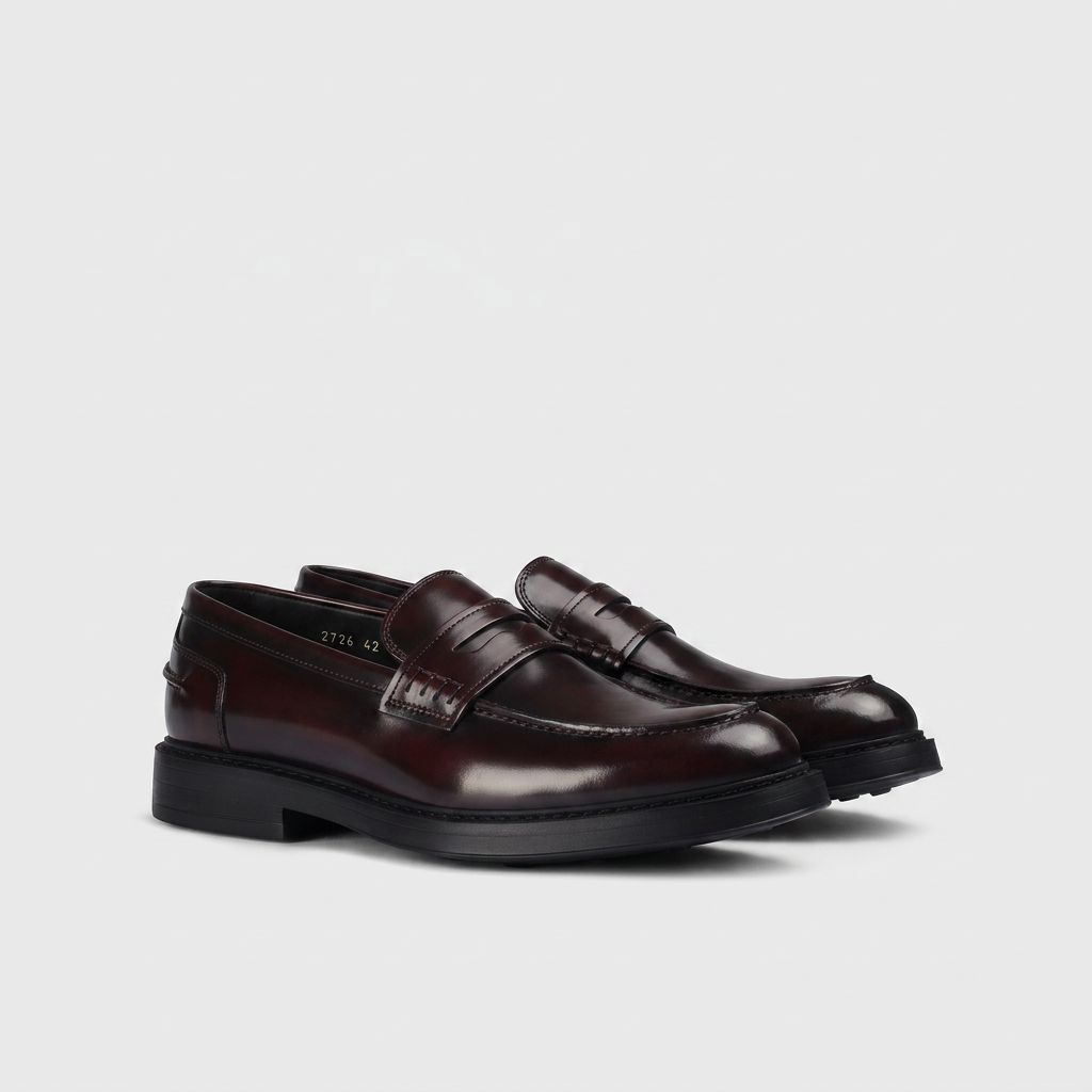BARBERA BURGUNDY LOAFER