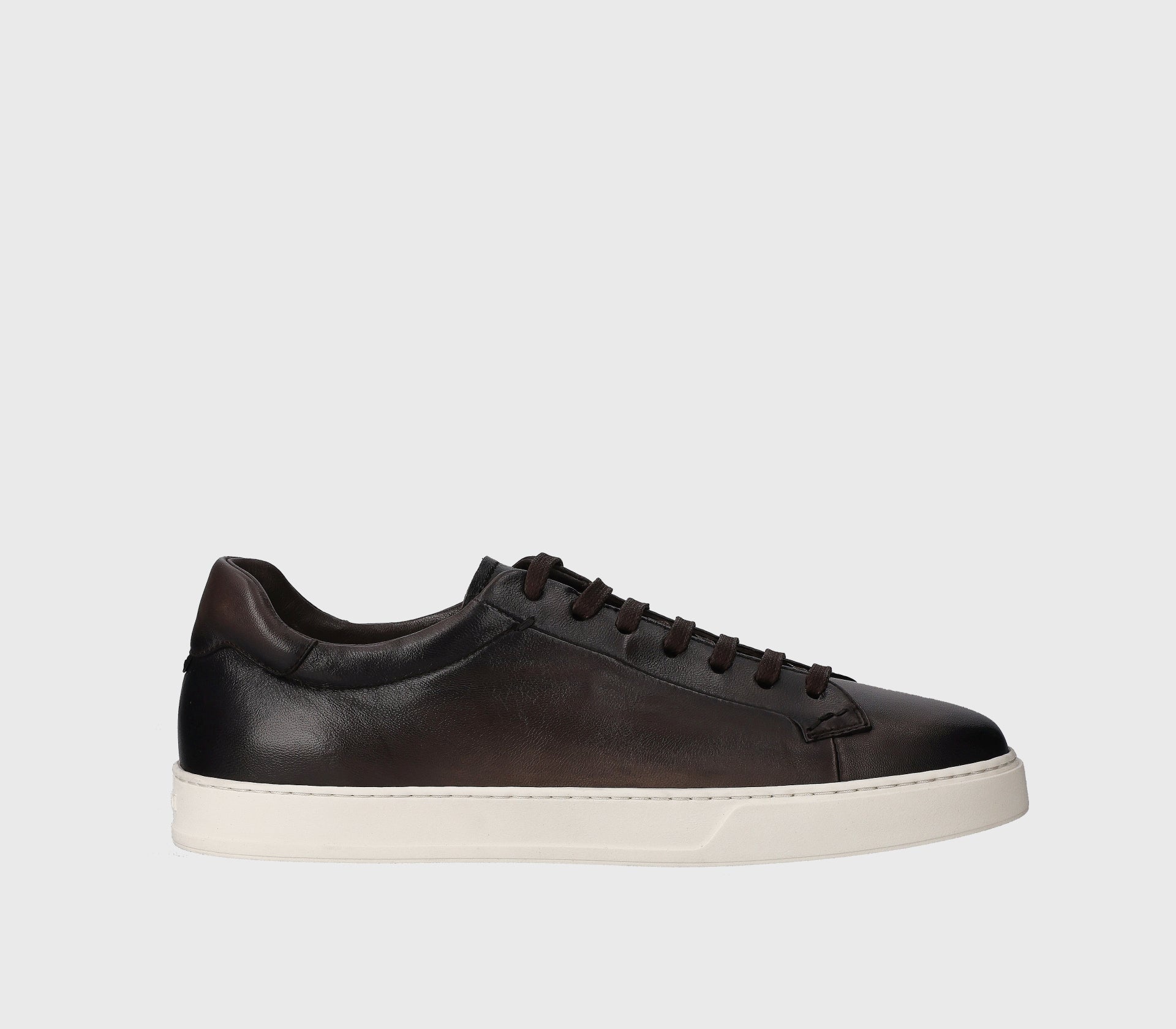 BURGUNDY DEER LEATHER SNEAKER
