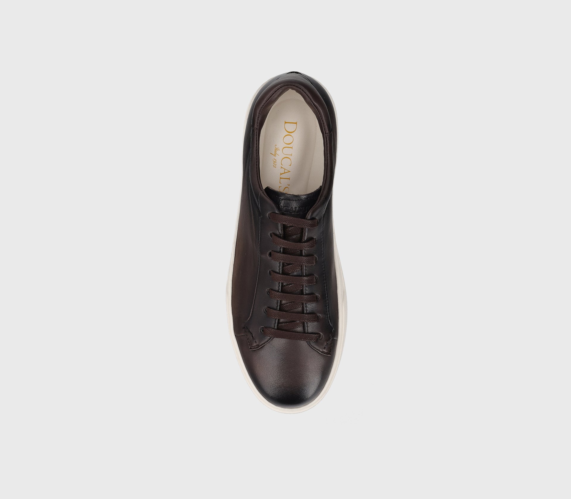 BURGUNDY DEER LEATHER SNEAKER