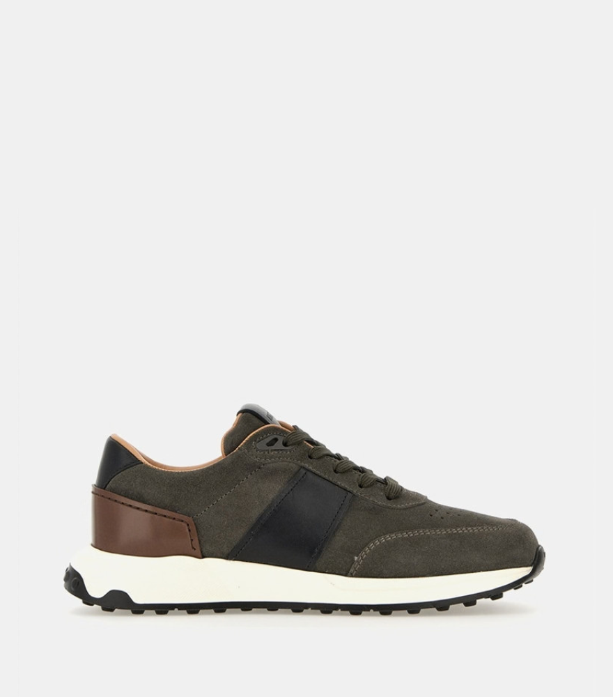 GREEN SUEDE SNEAKERS