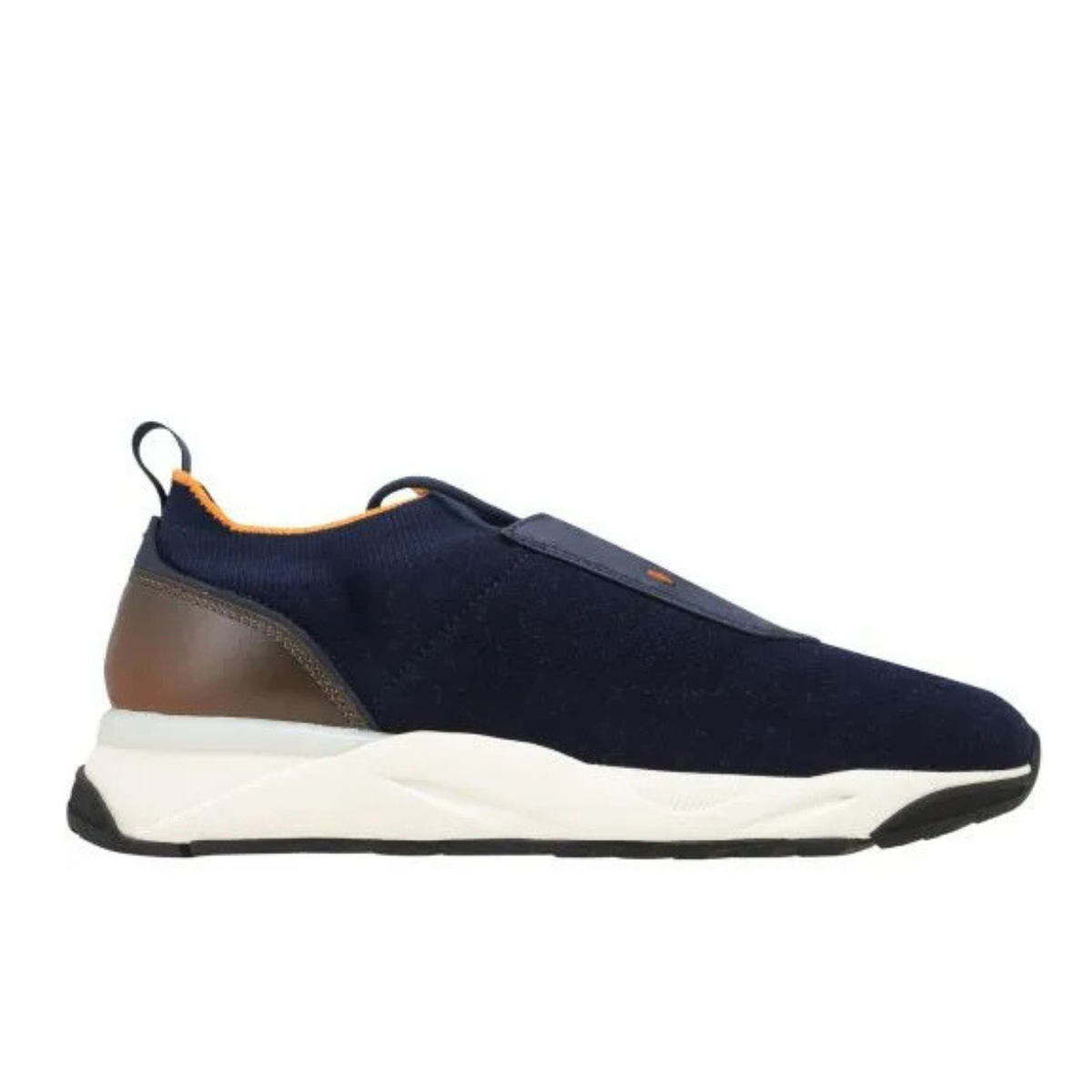 BLUE CASHMERE KNIT SNEAKER
