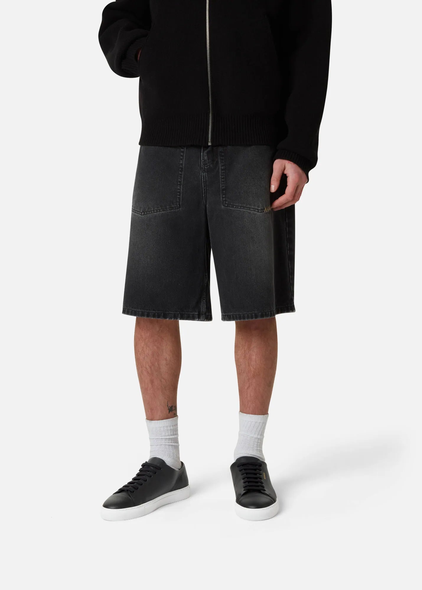 CLEAN 90 CAP-TOE SNEAKER BLACK/WHITE