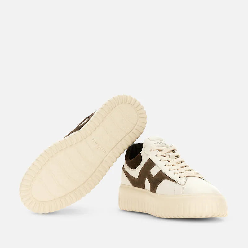 H-STRIPES IVORY BROWN
