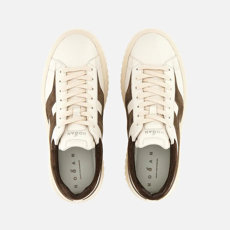 H-STRIPES IVORY BROWN