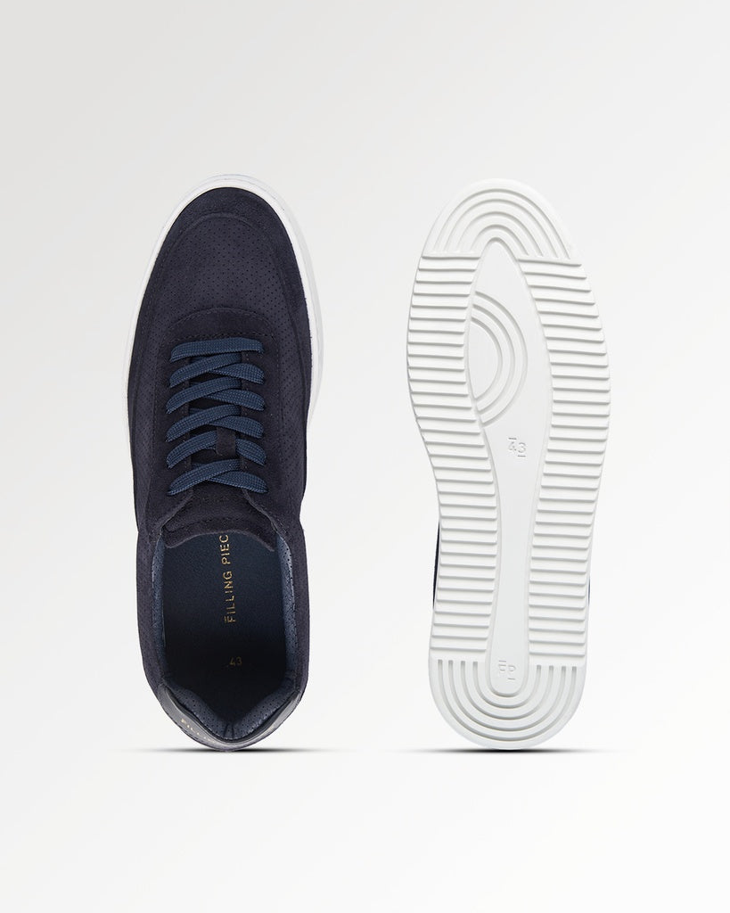 MONDO SUEDE PERFORATED NAVY