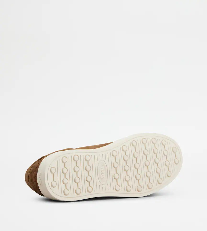 TOD'S SUEDE BROWN SNEAKERS