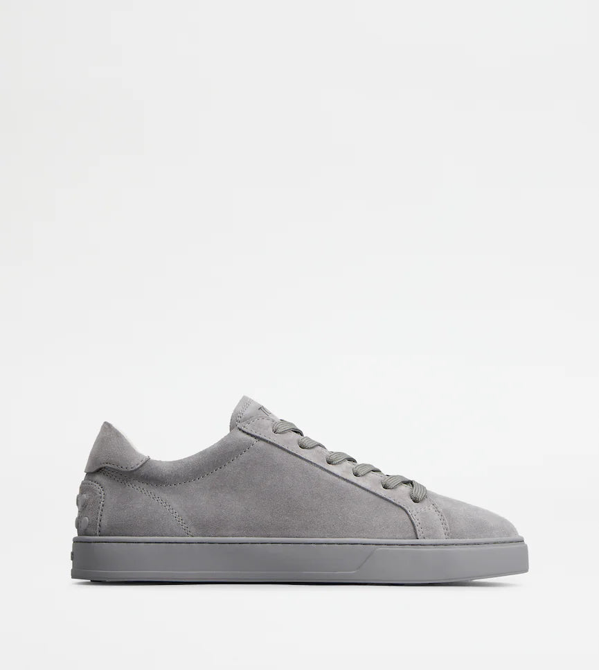 TOD'S SUEDE GREY SNEAKERS