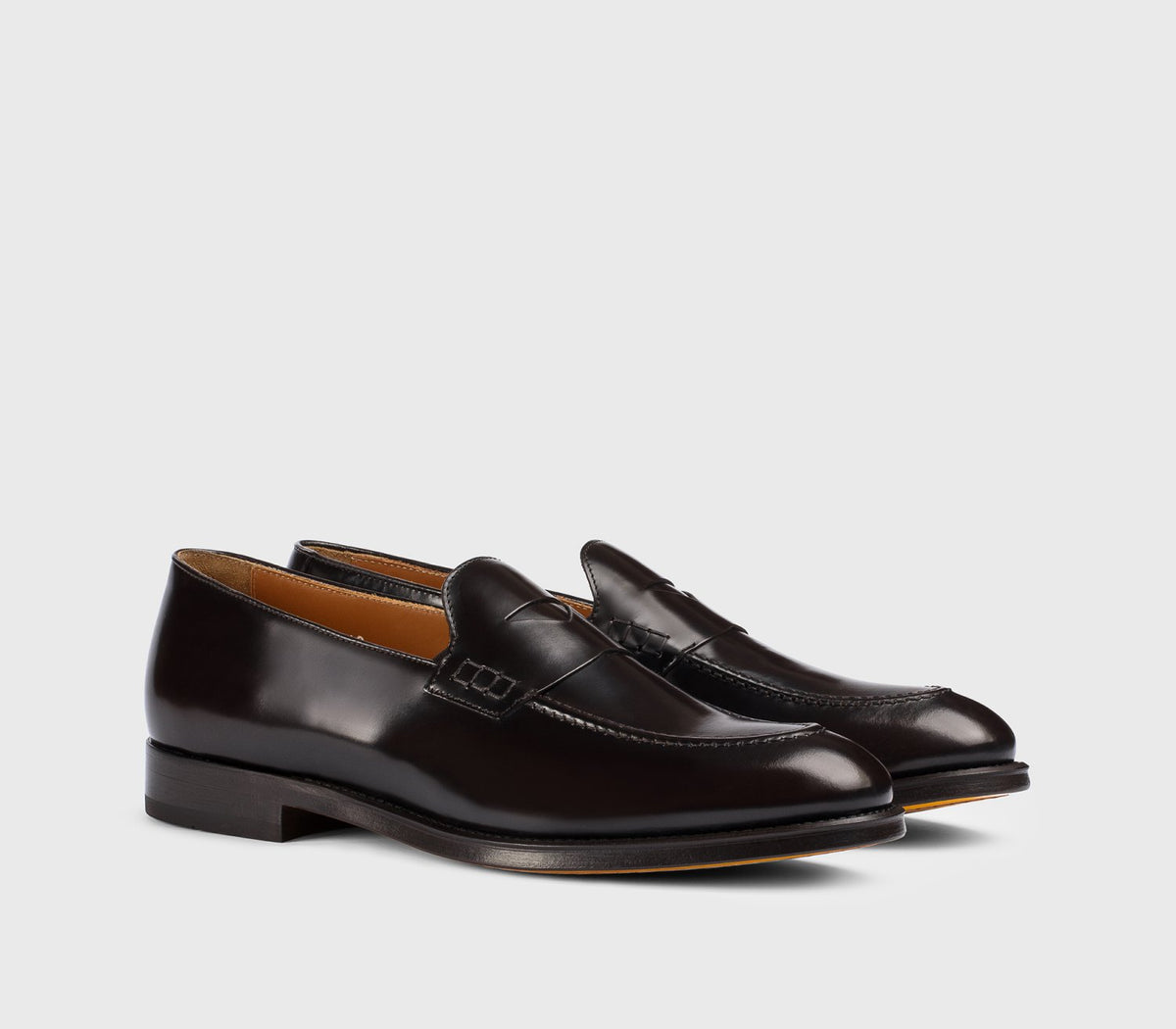 BROWN LEATHER LOAFER