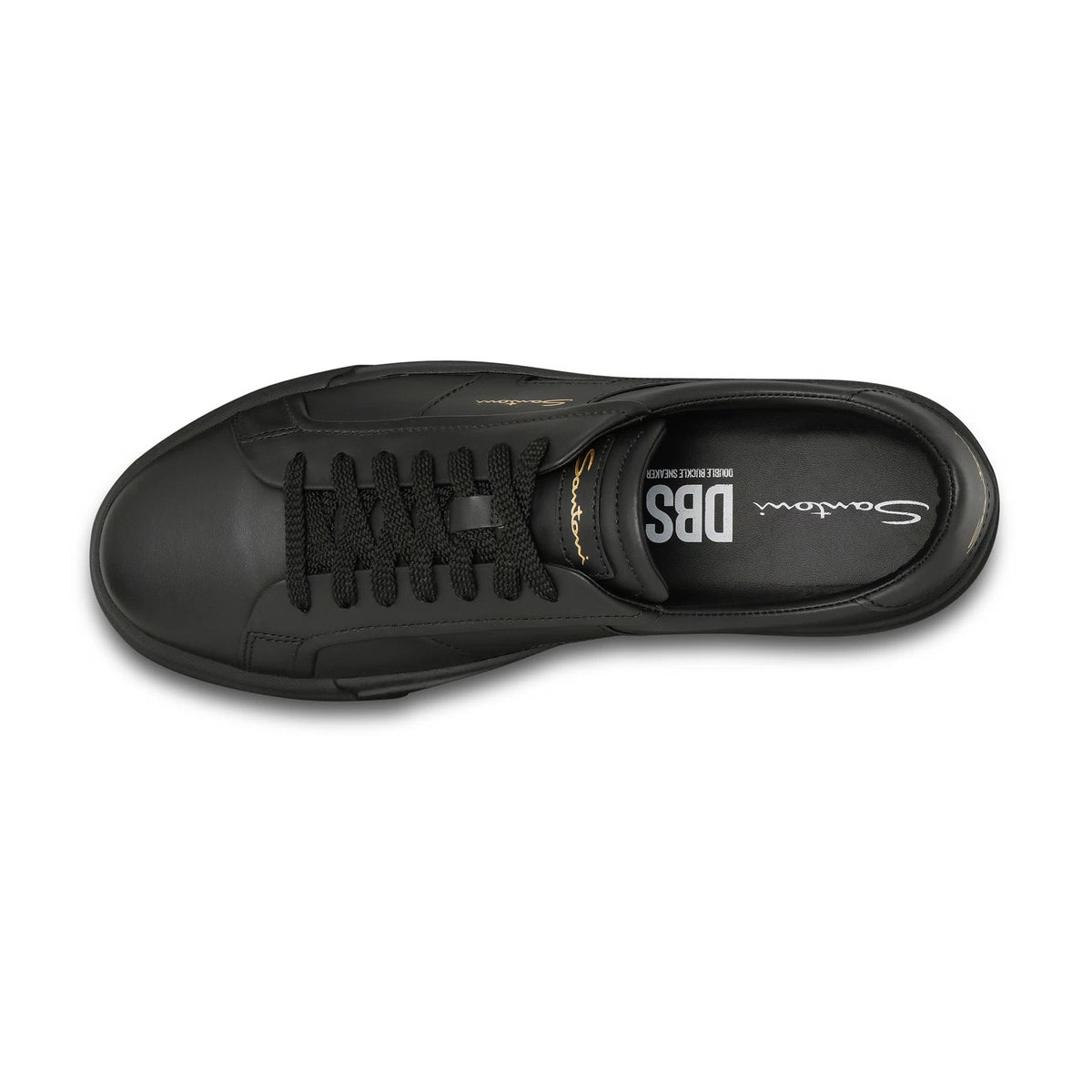 DOUBLE BUCKLE ALL BLACK SNEAKER