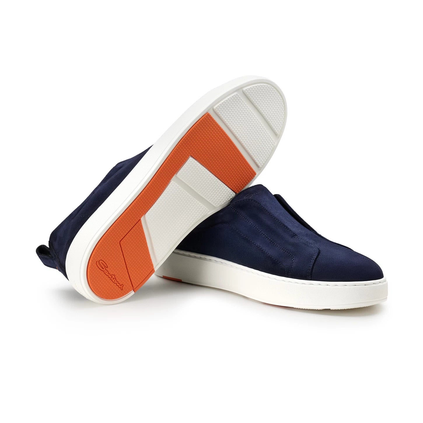 BLUE SUEDE SLIP-ON SNEAKER