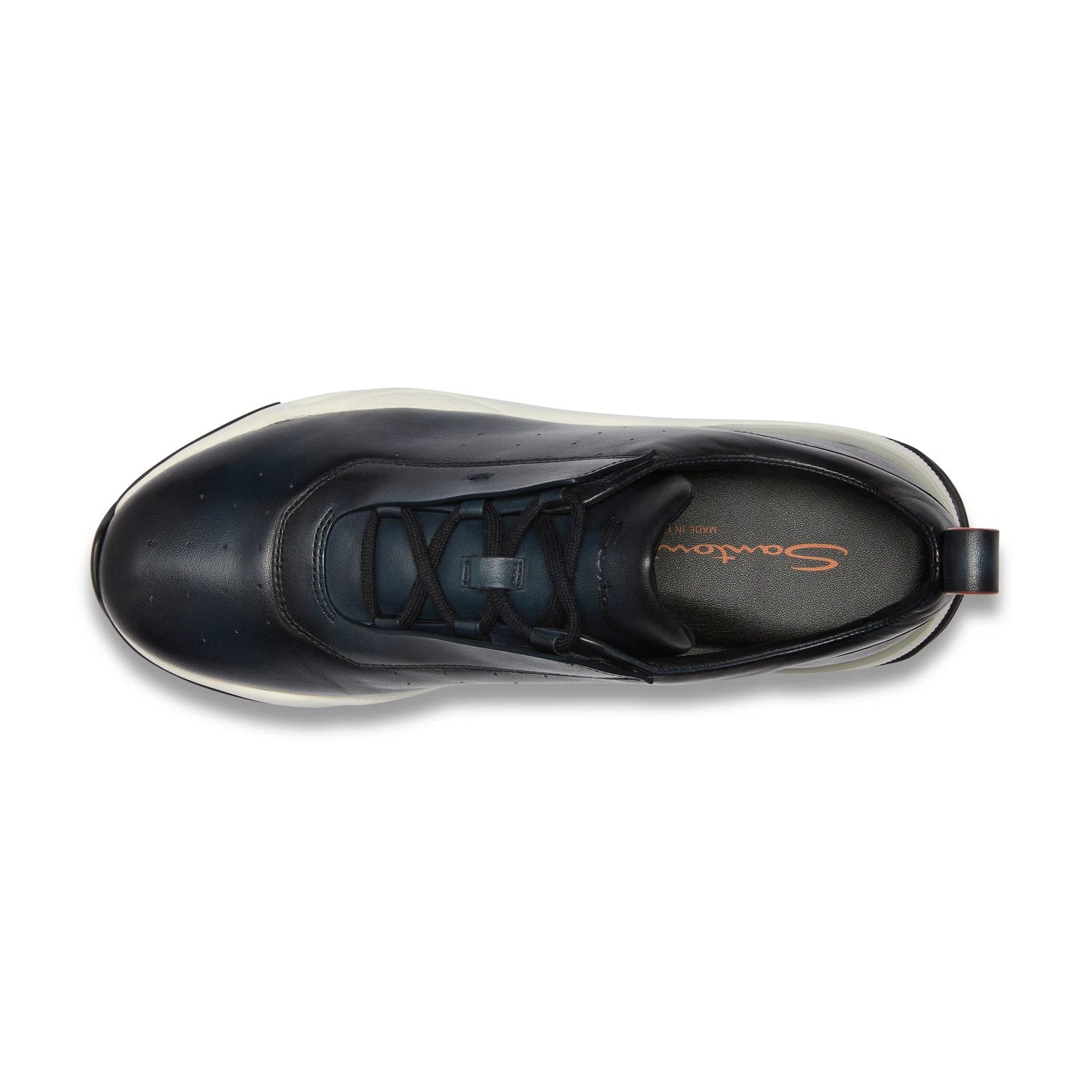 DARK BLUE DEER LEATHER SNEAKER