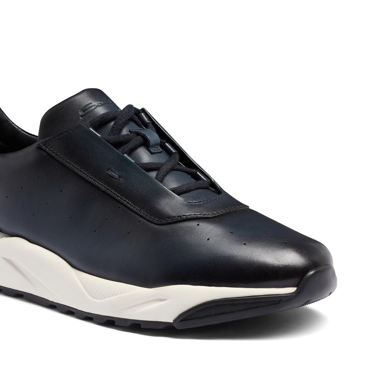 DARK BLUE DEER LEATHER SNEAKER