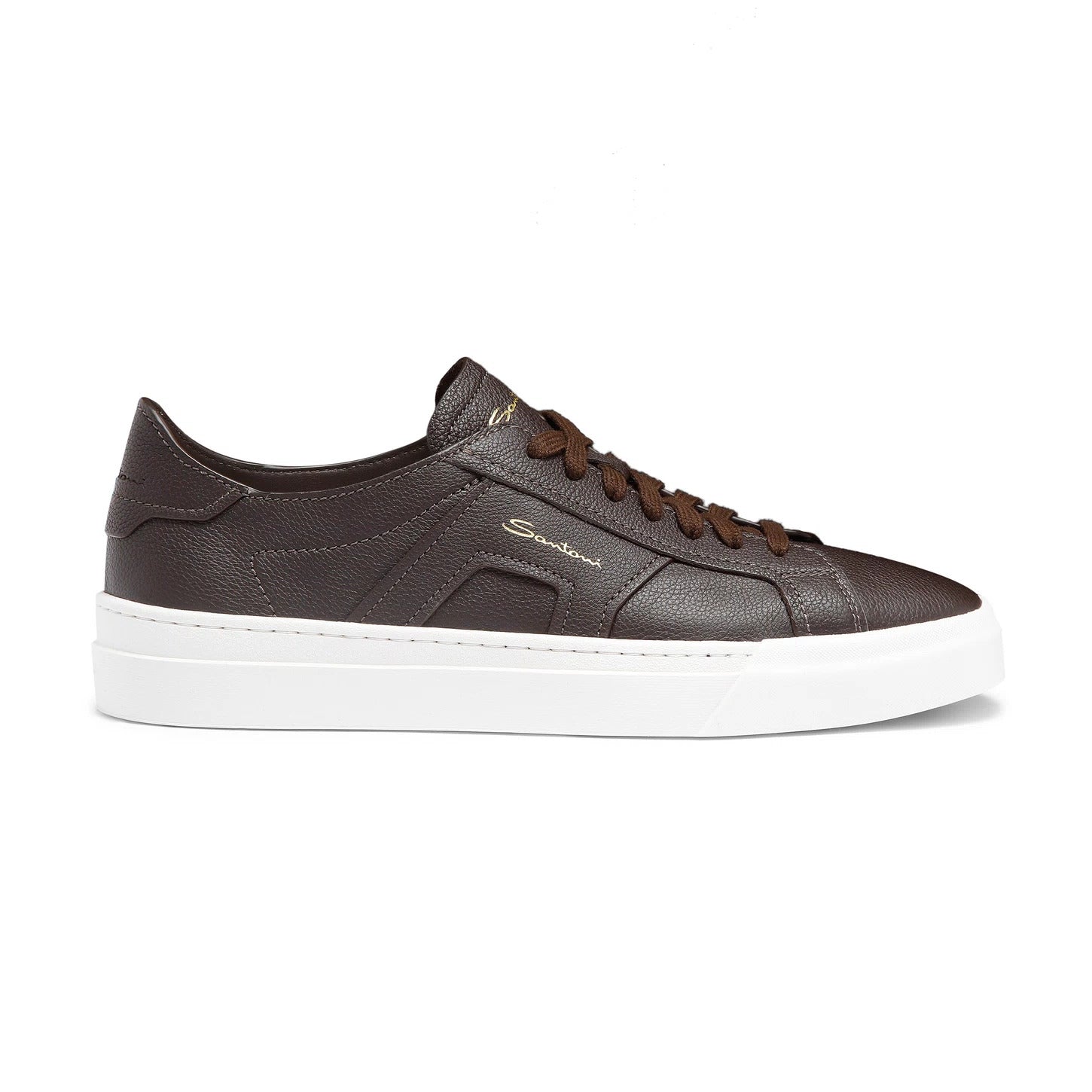 DOUBLE BUCKLE BROWN SNEAKER