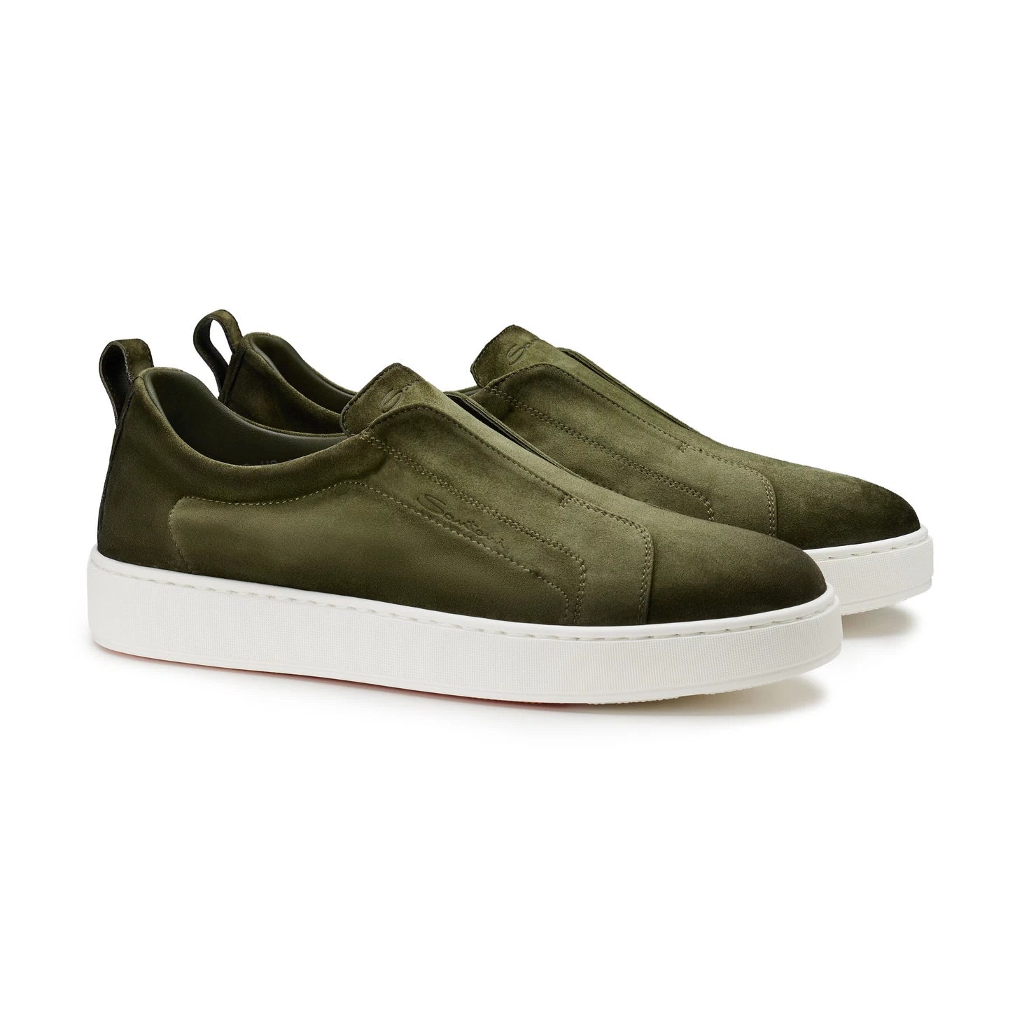 GREEN SLIP-ON SNEAKER